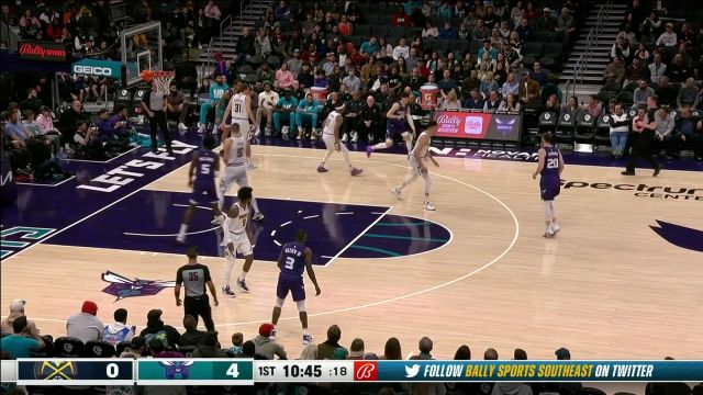 【2023年02月12日 掘金vs黄蜂集锦】拉梅洛-鲍尔vs掘金集锦 全场18+12得分助攻两手抓