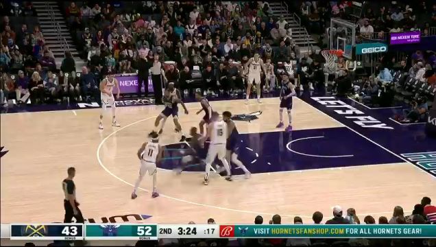 【2023年02月12日】NBA常规赛：掘金vs黄蜂第2节中文解说回放