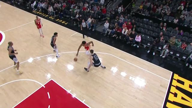 【2023年02月12日 马刺vs老鹰集锦】亨特vs马刺集锦 全场高效24分 展现高顺位进攻火力