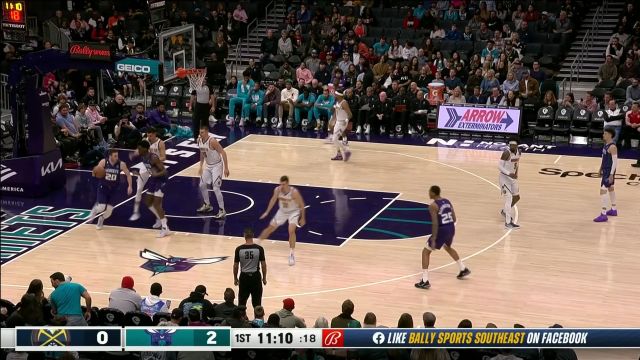 【2023年02月12日 掘金vs黄蜂集锦】掘金119-105黄蜂 约老师三双助全队七人得分上双