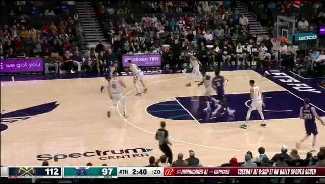 【2023年02月12日】NBA常规赛：掘金vs黄蜂英文原声全场回放