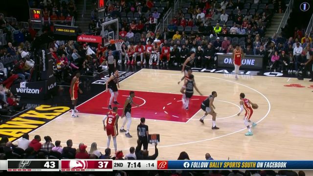 【2023年02月12日 马刺vs老鹰集锦】剑拔弩张！布兰纳姆与特雷-杨三分对射互不相让