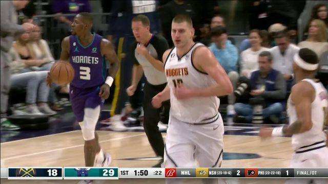 【2023年02月12日 掘金vs黄蜂集锦】250斤的小天鹅舞步！约老师推进上篮闪转腾挪翩翩起舞