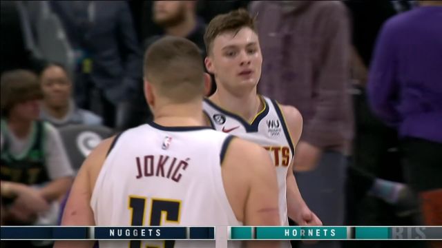 【2023年02月12日 掘金vs黄蜂集锦】一位娃娃脸杀手！布劳恩抢断反击一条龙暴扣