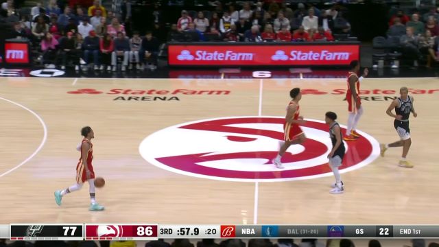 【2023年02月12日 马刺vs老鹰集锦】又是两张香饼送上！特雷杨指点江山连续送上妙传