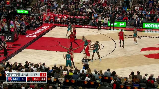 【2023年02月13日 活塞vs猛龙集锦】老将就是青年军里最粗的大腿 博格丹诺维奇三分穿针扳平比分