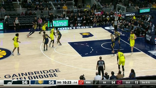 【2023年02月14日 爵士vs步行者集锦】面对这种防守强度只能是毫不客气 希尔德追身三分正中靶心