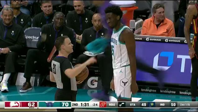 【2023年02月14日】NBA常规赛：老鹰vs黄蜂第2节 英文解说回放