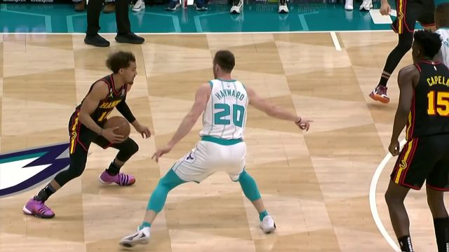 【2023年02月14日 老鹰vs黄蜂集锦】急刹车给海公公上课！特雷杨突踩刹车骗成2+1