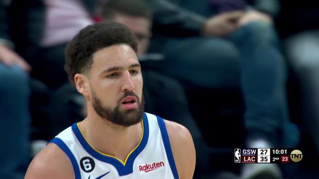 【2023年02月15日 勇士vs快船集锦】汤普森运筹帷幄击地连线 格林无视两人包夹突破上篮打进