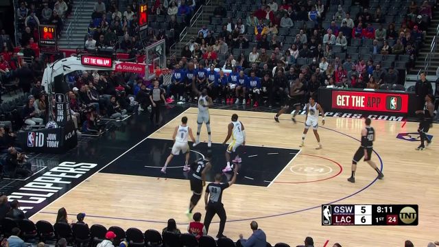 【2023年02月15日】NBA常规赛：勇士vs快船第1节英文原声回放