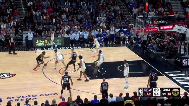 【2023年02月15日 勇士vs快船集锦】彻底拦不住了 快船连续冲击禁区一举打停勇士