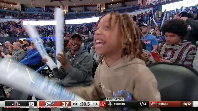 【2023年02月16日 火箭vs雷霆集锦】遭遇对抗丝毫不慌 亚历山大展现柔和手感抛投打板命中