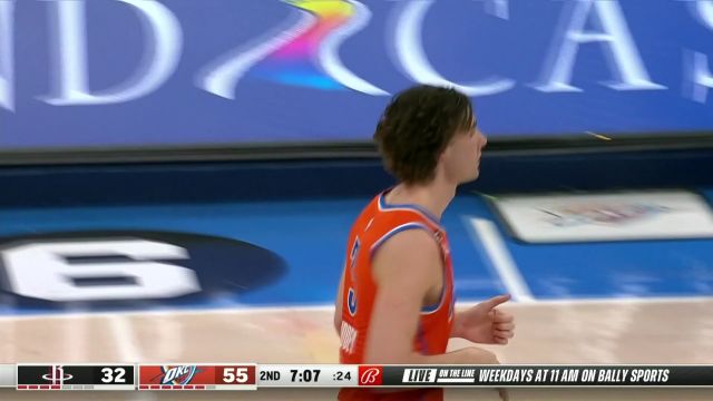 【2023年02月16日 火箭vs雷霆集锦】约什吉迪眼观六路送出助攻 威廉姆斯篮下守株待兔空篮打进