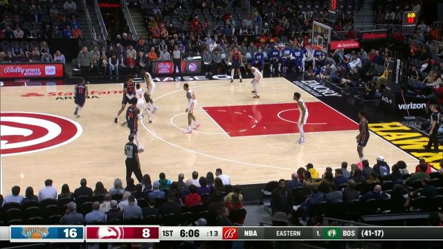 【2023年02月16日 尼克斯vs老鹰集锦】平地起惊雷！兰德尔面对卡佩拉三分干拔命中