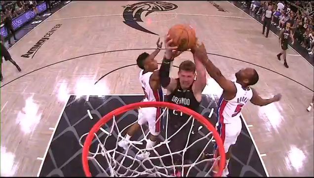 【2023年02月24日】NBA常规赛：活塞vs魔术第1节英文原声回放