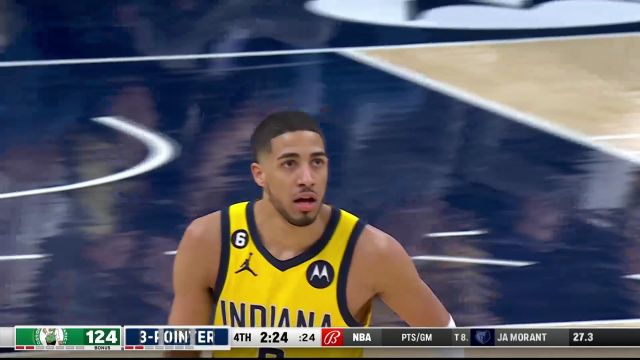 【2023年02月24日 凯尔特人vs步行者集锦】太关键了！哈利伯顿张弓搭箭飚中三分