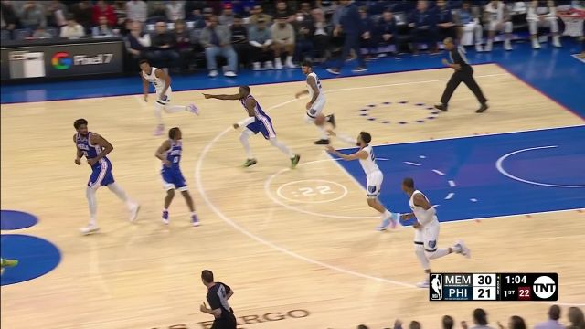 【2023年02月24日 灰熊vs76人集锦】一脚油门踩到底！贝恩甩开防守转换三分快准狠