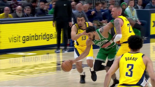 【2023年02月24日 凯尔特人vs步行者集锦】彻底起势了 塔图姆硬刚防守霸气上篮