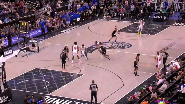 【2023年02月24日 活塞vs魔术集锦】年轻应与平庸相斥！艾维逆天改命三分球倒地命中