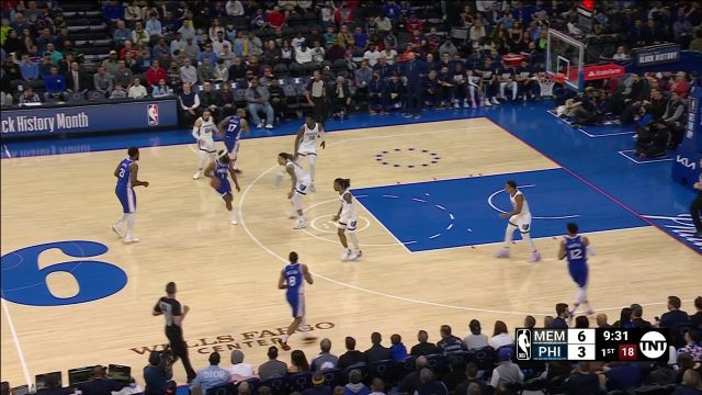 【2023年02月24日 灰熊vs76人集锦】目中无人！登哥无视克拉克强行出手3+1