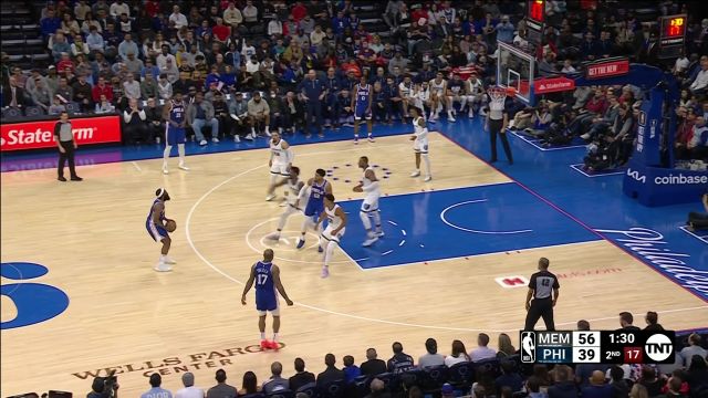 【2023年02月24日 灰熊vs76人集锦】哈登生涯总得分超越艾弗森 升至历史第26位