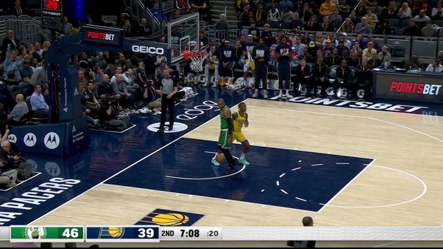 【2023年02月24日 凯尔特人vs步行者集锦】斯马特传球失误 马图林反击暴扣一条龙