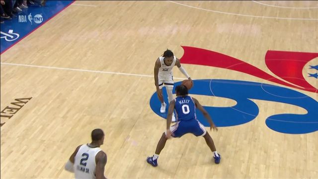 【2023年02月24日 灰熊vs76人集锦】观赏性十足！莫兰特不看人妙传阿尔达马空接旋转180度上篮