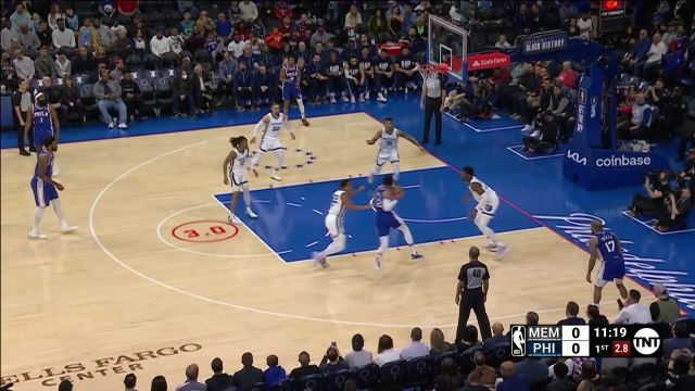 【2023年02月24日 灰熊vs76人集锦】一个不够！杰克逊目光锁死待哈里斯出手将其拒之门外