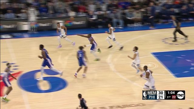 【2023年02月24日 灰熊vs76人集锦】士气大增！恩比德突破暴扣找回场子