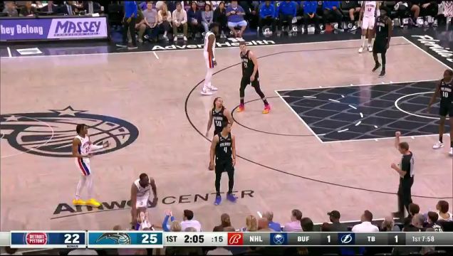 【2023年02月24日】NBA常规赛：活塞vs魔术第1节中文解说回放