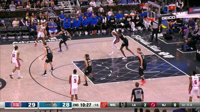 【2023年02月24日 活塞vs魔术集锦】难逃我的五指山！波尔-波尔钉板血帽怀斯曼