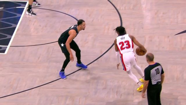 【2023年02月24日 活塞vs魔术集锦】被过掉只是假象！萨格斯高度警觉无情封盖一巴掌扇飞