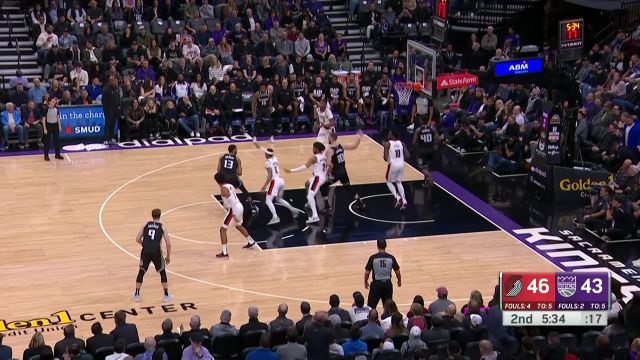 【2023年02月24日 开拓者vs国王集锦】玩就是西海岸！默里风骚脚步后仰跳投稳稳命中