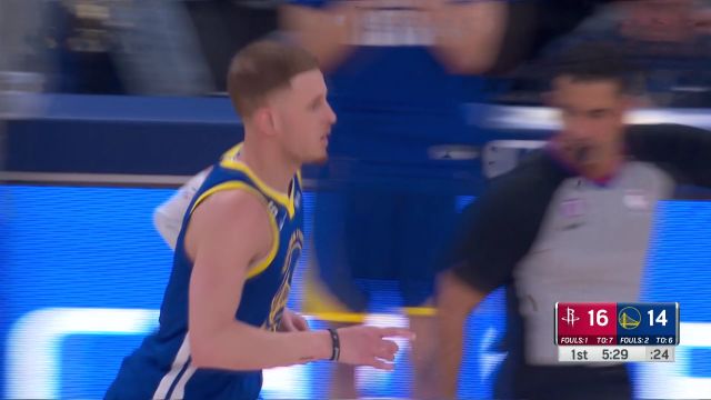 【2023年02月25日 火箭vs勇士集锦】普尔眼观六路漂移横传 迪文琴佐外线大空位三分一击即中