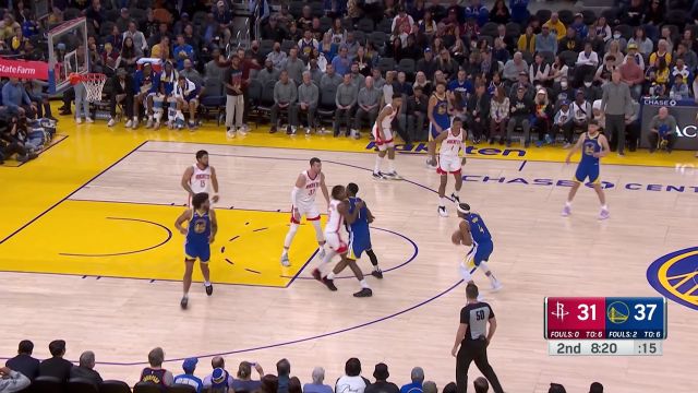 【2023年02月25日 火箭vs勇士集锦】一鸣惊人！穆迪外线高难度3+1手起刀落