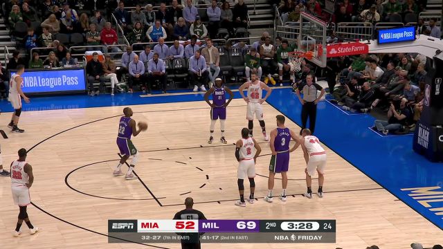 【2023年02月25日】热火vs雄鹿第2节中文解说回放