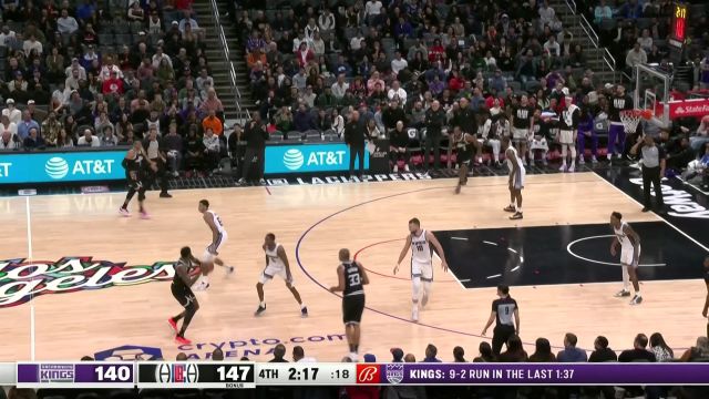 【2023年02月25日 国王vs快船集锦】国王176-175快船 快船新三巨头合体双加时遗负卡位战