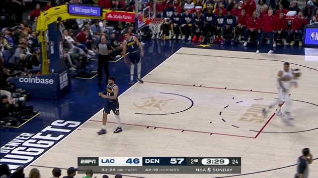 【2023年02月27日 快船vs掘金集锦】威少脑后长眼妙手回传 莫里斯趁热打铁跟进暴扣虐筐