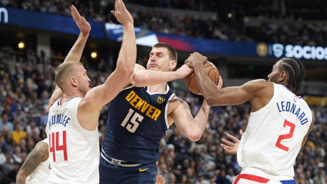 【2023年02月27日 快船vs掘金集锦】快船124-134掘金 约基奇40+17+10掘金加时险胜快船