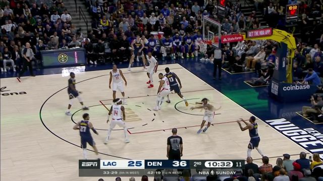 【2023年02月27日 快船vs掘金集锦】禁区予取予求！布朗底线突破勾手上篮一气呵成