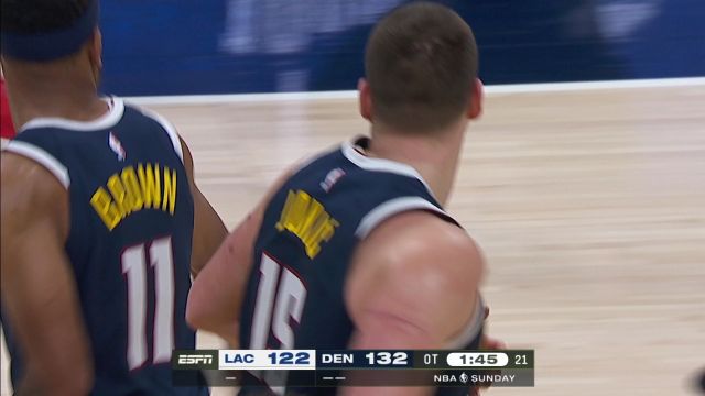 【2023年02月27日 快船vs掘金集锦】快船vs掘金精华回放 约基奇40+17+10掘金加时险胜快船