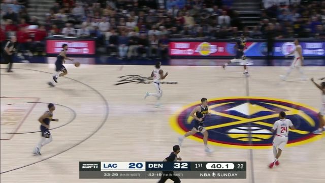 【2023年02月27日】快船vs掘金第1节英文原声回放