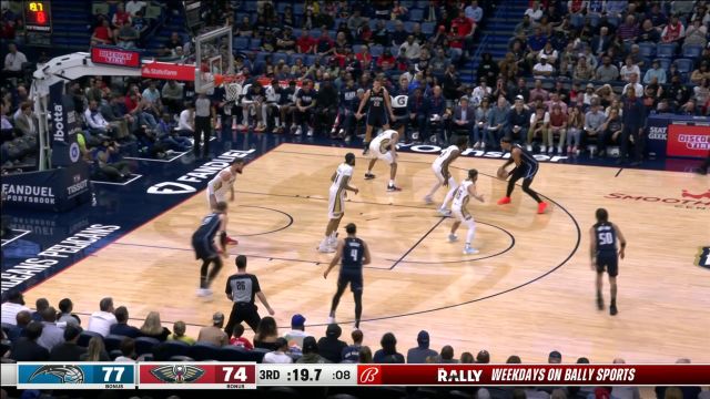 【2023年02月28日 魔术vs鹈鹕集锦】突施冷箭 班凯罗自信出手稳稳命中