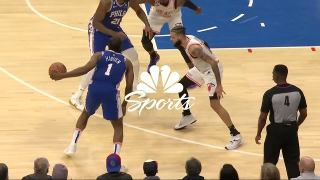 【2023年02月28日 热火vs76人集锦】关键时刻还得当家球星来！登帝默契连线逼停热火