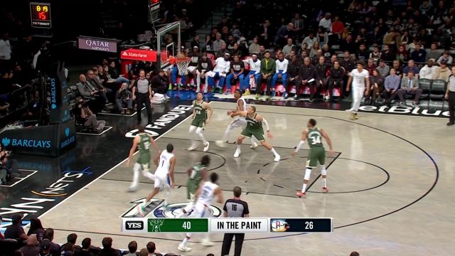 【2023年03月01日 雄鹿vs篮网集锦】字母哥防也没在怕！布里斯斯连续三记干拔弹无虚发