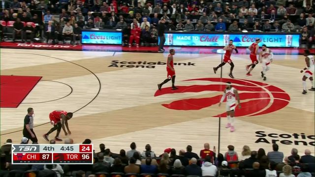 【2023年03月01日】公牛vs猛龙第4节英文原声回放