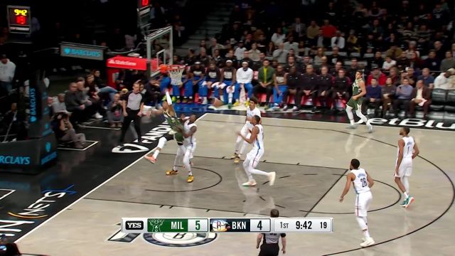 【2023年03月01日 雄鹿vs篮网集锦】字母哥很高但没那么高！雄鹿单节吊传篮下字母出现三次失误