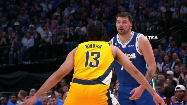 【2023年03月01日 步行者vs独行侠集锦】东契奇妙传仙人指路 约什格林斜刺里杀出空接打进