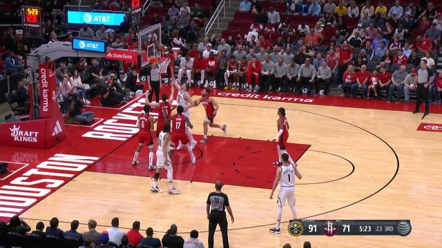 【2023年03月01日 掘金vs火箭集锦】掘金133-112火箭 约基奇三双携手穆雷32+4+6送对手10连败